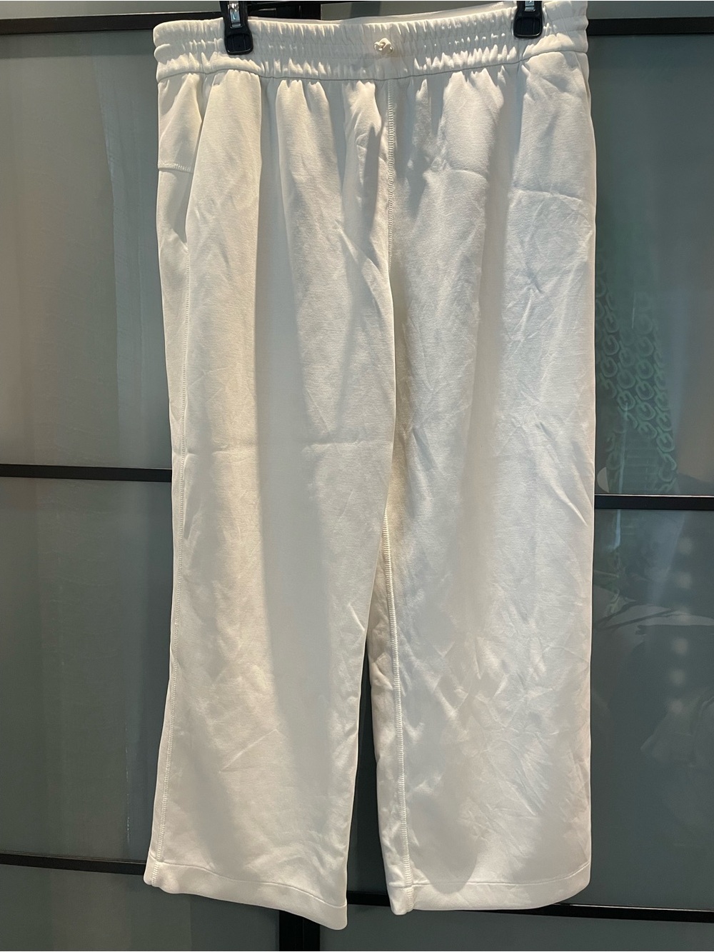 lululemon athletica Women’s White Drawstring Jogger Pants